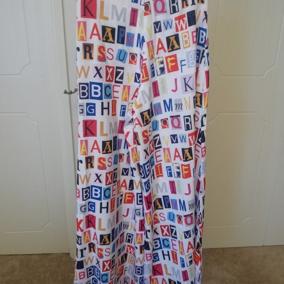 Alphabet Print Palazzo Pant's - Picture 7 of 8